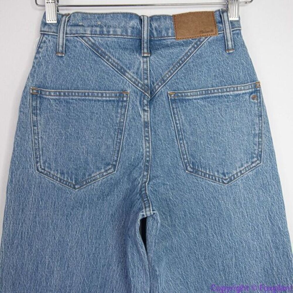 NEW Madewell The Perfect Vintage Wide-Leg Jean in Harding Wash, 23 - Picture 8 of 14